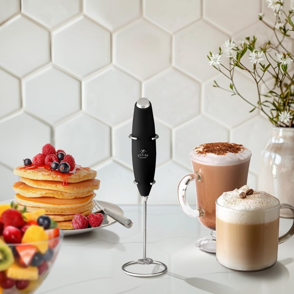 Zulay Original Milk Frother — Barista-Level Foam at Home in Just Seconds