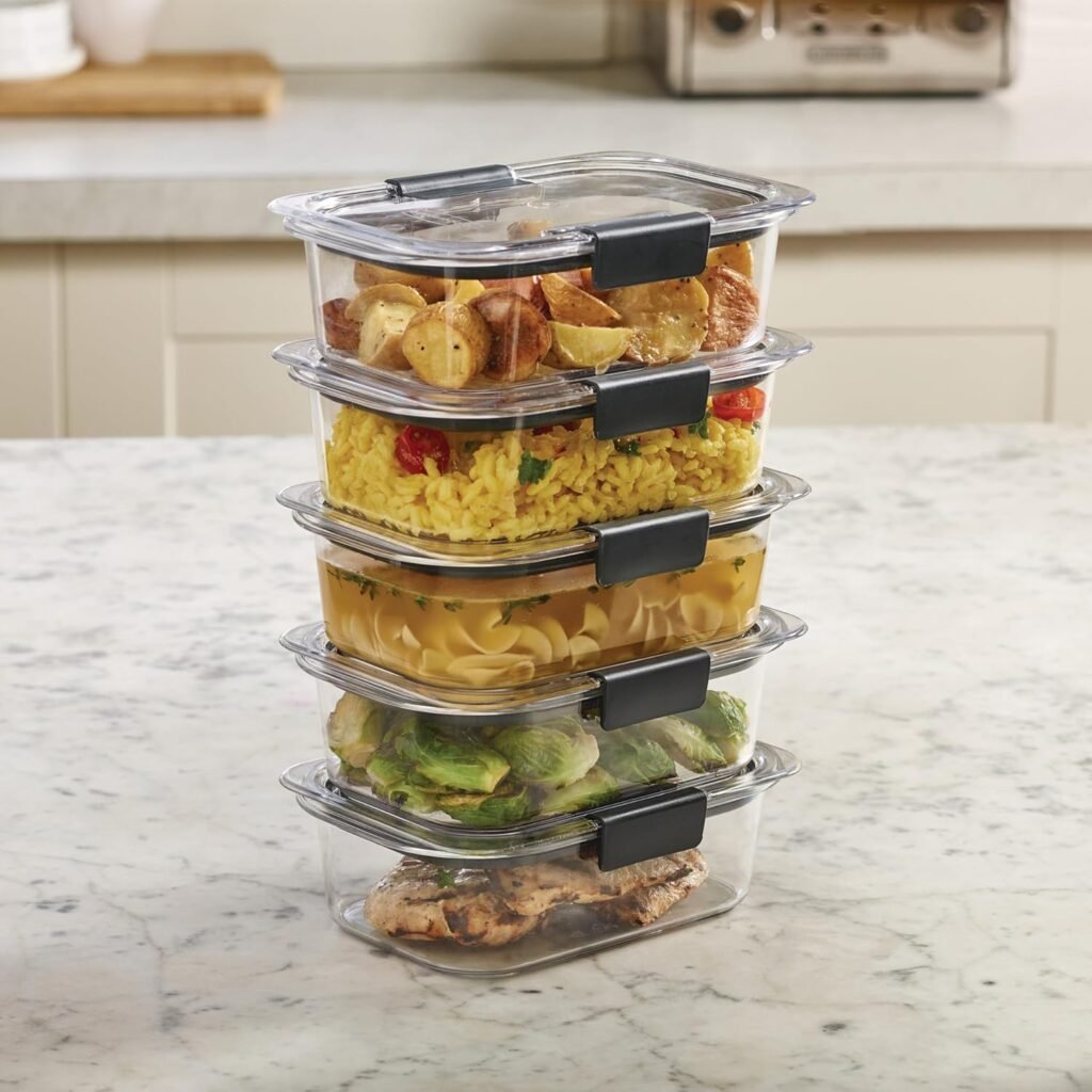 Rubbermaid Brilliance Containers — Crystal Clear, 100% Leak-Proof Food Storage You’ll Actually Love Using