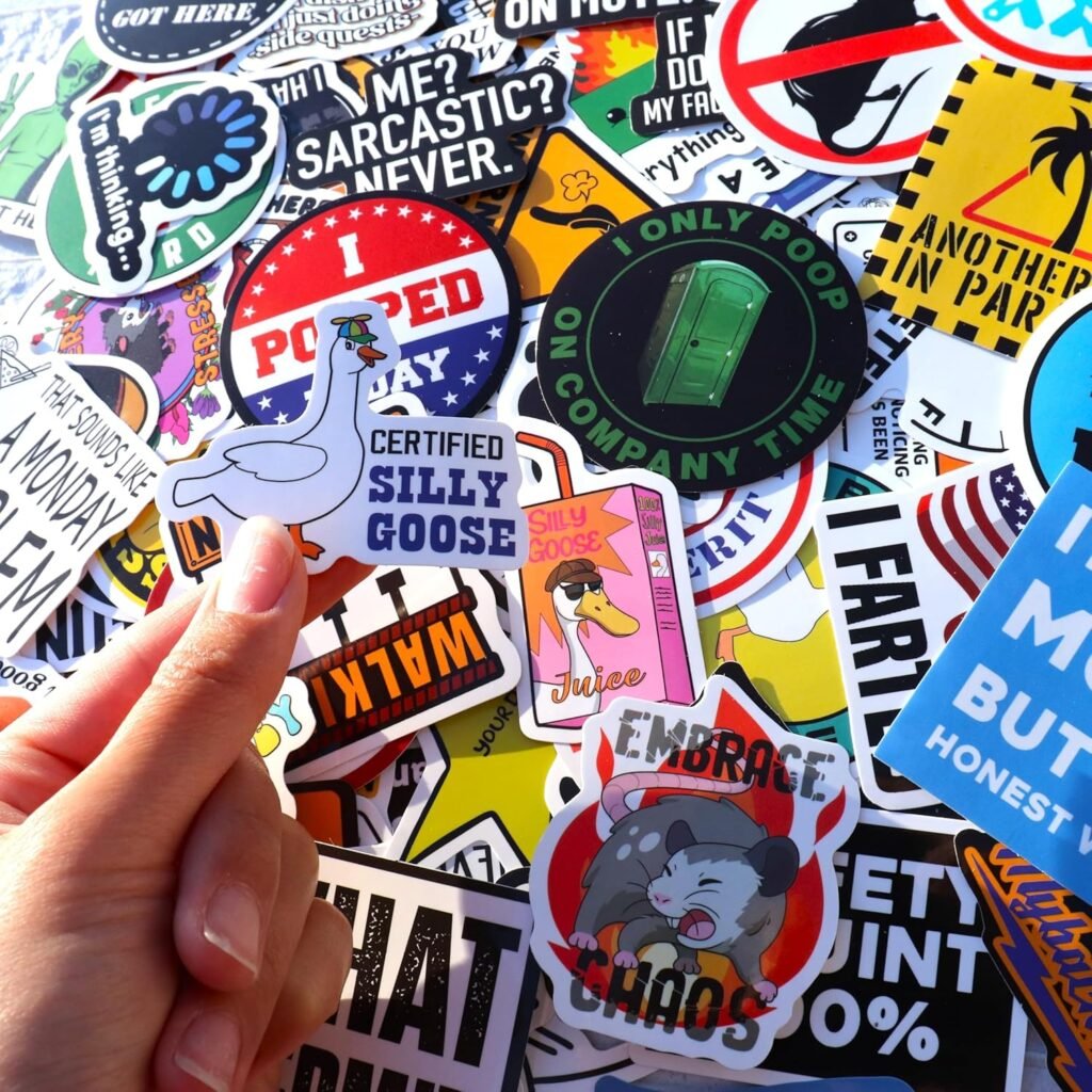 Funny Waterproof Stickers — Bold, Sarcastic, and 100% You