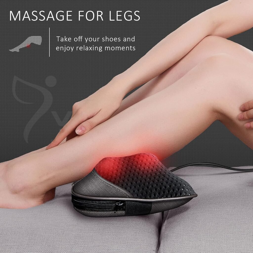 Experience the Ultimate Back and Neck Relief with This Ergonomic Heated Massage Pillow